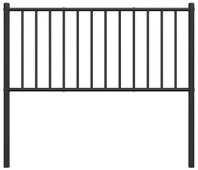 fekete fém fejtámla 100 cm
