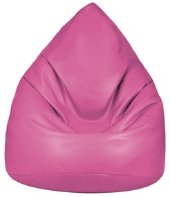 Mini babzsák rózsaszín színű ökobőrből