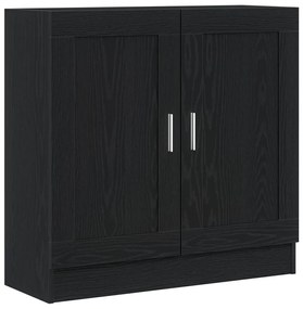 Könyvespolc Fekete Tölgy 82,5x30,5x80 cm Mérnöki Fa