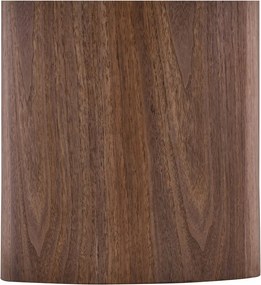 Sötét natúr színű kerek dohányzóasztal kerámia asztallappal ø 60 cm Noli – House Nordic