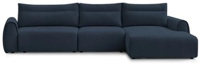 Sötétkék sarokkanapé Aden – Bobochic Paris