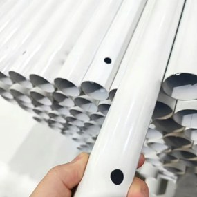 Kerti párty Sátor 5x6 m PVC (500 g/m²) – Fehér, komplett oldalfalakkal -  -