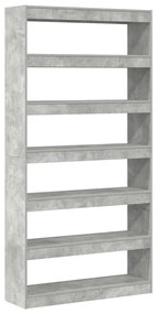Könyvespolc Szürke Szerelt fa 100 x 30 x 198 cm Könyvespolc