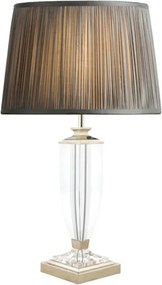 LAURA ASHLEY 3582661-Q CARSON Kristály Asztali lámpa Fehér, Polírozott nikkel B22 IP20