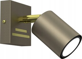 Mennyezeti fali lámpa állítható titán arany Luminex