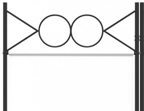 3-paneles fehér szövetparaván 120 x 220 cm