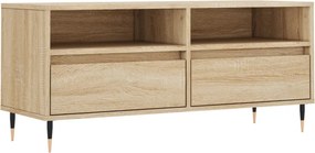 vidaXL sonoma tölgyszínű szerelt fa TV-szekrény 100x34,5x44,5 cm