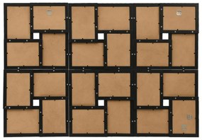 fekete MDF fényképkeretszett 24 db 10 x 15 cm-es képhez