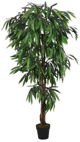 zöld mű mangófa 300 levéllel 80 cm