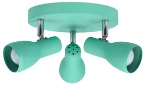 Spotlámpa PICARDO 3xE14/40W/230V türkiz