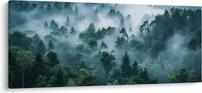 Kép - Erdő ködben (120x50 cm)