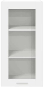 Függő szekrény ajtóval Riga 2 pcs Fehér 40 x 31 x 80 cm Faanyag