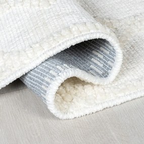 Krémszínű zsenília futószőnyeg 60x240 cm Shyla – Flair Rugs