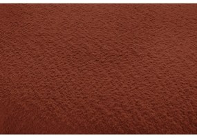 Téglavörös buklé szövet kanapé 260 cm Saint-Germain – Bobochic Paris