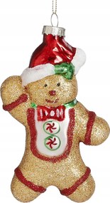 Mézeskalács gömb csillámokkal