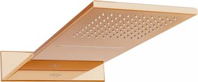 Mexen Waterfall slim esőztető 50 x 22 cm, rózsaarany - 79190-60