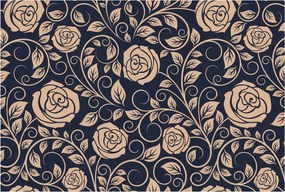 Fotótapéta Flizelin Hálószoba Nappali Romantikus virágok 104x70 Ragasztó