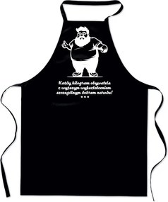 Pamut fekete Kötény vicces nyomott mintával konyhai férfi Apák napja