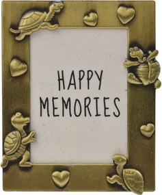 Arany képkeret teknősökkel 2,5x3,5 arany