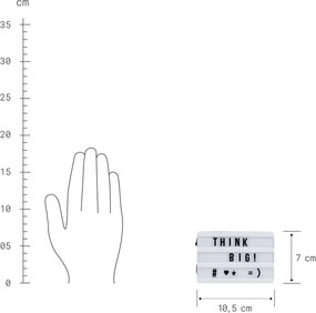 BLOCKBUSTER 10,5 x 7 cm világító doboz (A7)