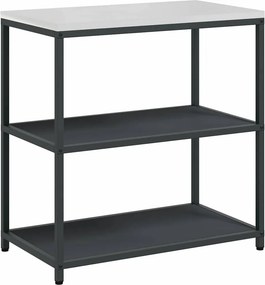 vidaXL Konyhai Tárolás polcokkal Antracit 60 x 50 x 92 cm Acél