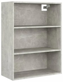 betonszürke függő faliszekrény 69,5 x 32,5 x 90 cm