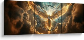 Kép - Angyali mitológia (órával) (90x30 cm)