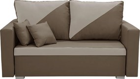 ASTRA2 Kétszemélyes kinyitható kanapé Barna/bézs