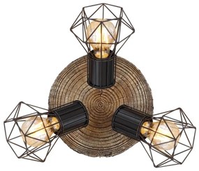 Globo 54017W-3 - Spotlámpa PRISKA 3xE27/60W/230V