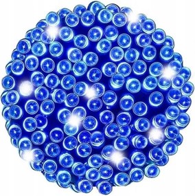 Karácsonyfa fényfüzér 1000 Led kék színben, flesh kültéri fényfüzér