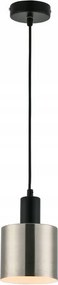 Nulla függőlámpa 1 lángos fekete/szatén