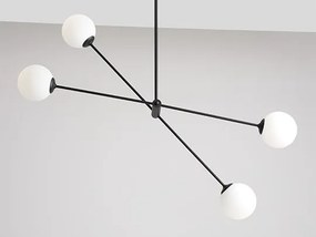 Aldex modern mennyezeti lámpa ohio fehér fekete ald1081pl_l1