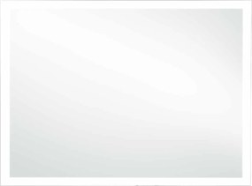 vidaXL LED-es fürdőszobai falitükör 100 x 60 cm