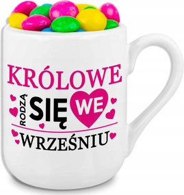 Fehér Kávés Bögre A Királynők Szeptemberben Születnek Ajándék Lányoknak