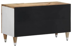 tömör mangófa TV-szekrény 80x31,5x46 cm