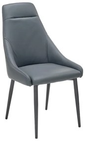 HAL-K465 modern fémvázas szék textilbőr kárpitozással