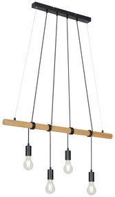 Briloner 4015045 - Csillár zsinóron 4xE27/25W/230V