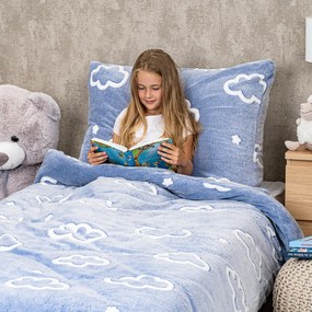 4Home Világító ágynemű mikroflanel Cloud , 140 x200 cm, 70 x 90 cm