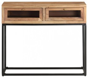 tömör akácfa tálalóasztal 90 x 35 x 76 cm