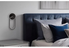 MONET LED fali lámpa 13W+2W, 230V, 3000/4000/6000K, fekete