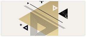 Kép - Geometriai formák N⁰4 (120x50 cm)