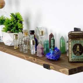 Fali polc 16x60 cm fenyő