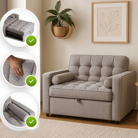 Kanapé Szürke Színben. CORRA