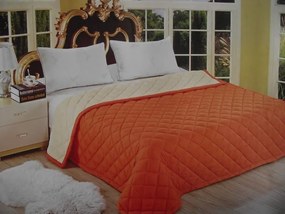 Liliána nagyméretű ágytakaró paplan narancssárga 200 x 230 cm