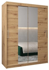 Ruhásszekrény 150 cm Toki 1 (artisan tölgy + artisan tölgy). 1064911