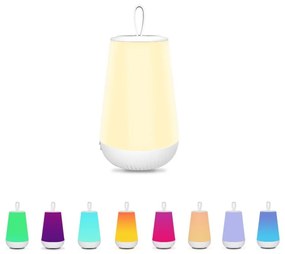 Rabalux 76019 - LED RGB Dimmelhető asztali lámpa FRANCO LED/2W/5V 3000K