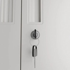 Juskys Fém irodai szekrény - fehér