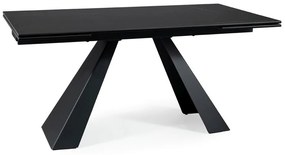 Étkezőasztal Salvadore II, 160 x 90 cm, fekete