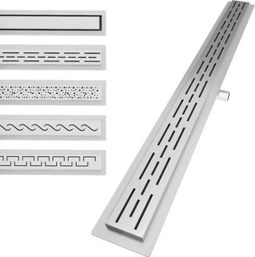 Aquamarin Zuhanyzó padlólemez megszakított mintával 110 cm