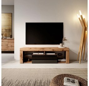Tv szekrény/asztal Bionca  (lancelot tölgy + fekete). 1098606